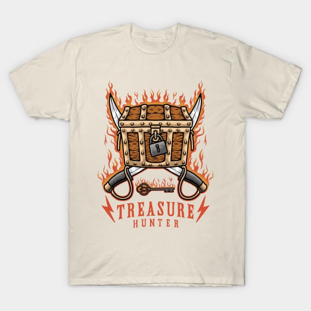 treasure hunter T-Shirt by Localhost